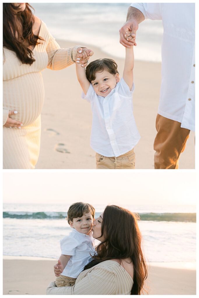 Manhattan Beach Maternity Family Photos | The Gerwen Family