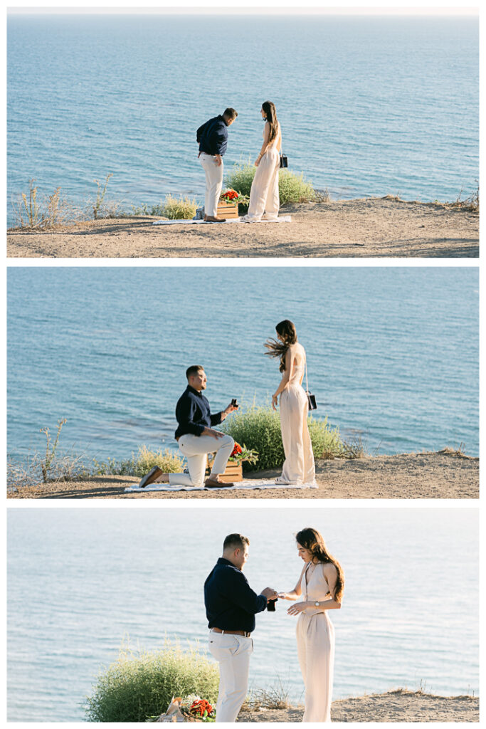 El Matador Beach Surprise Proposal & Engagement | Vanessa & Anthony