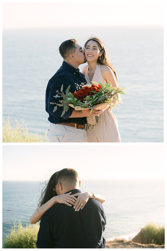 El Matador Beach Surprise Proposal & Engagement | Vanessa & Anthony