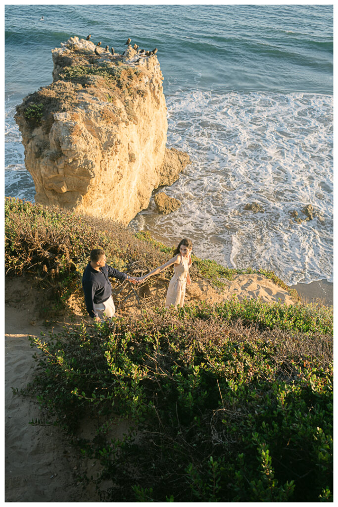 El Matador Beach Surprise Proposal & Engagement | Vanessa & Anthony