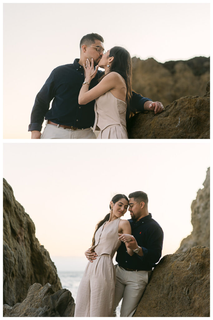 El Matador Beach Surprise Proposal & Engagement | Vanessa & Anthony