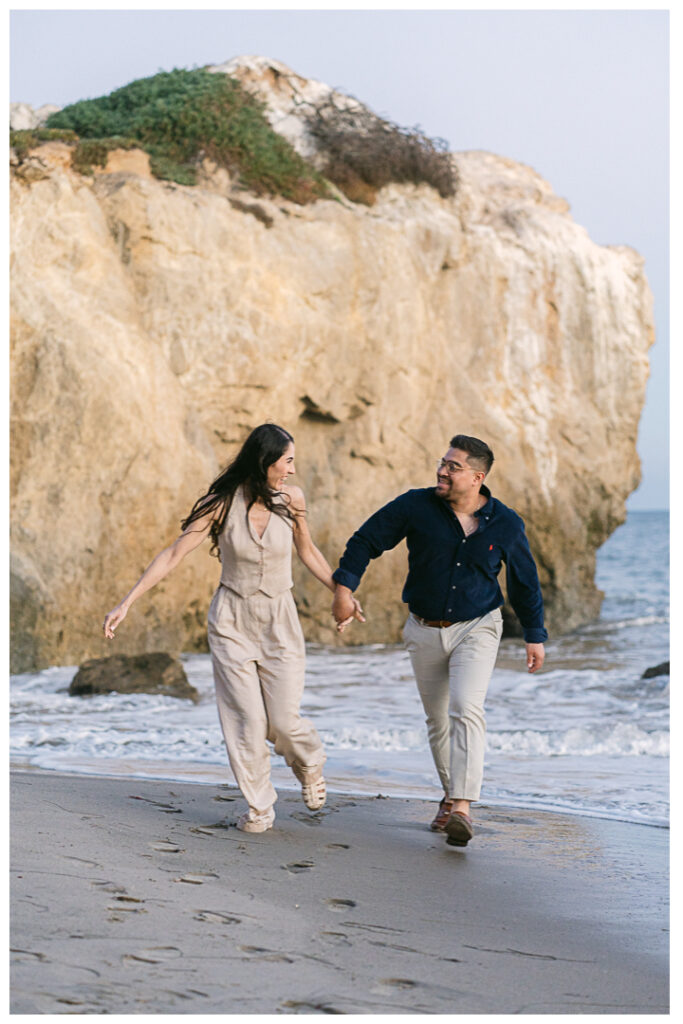 El Matador Beach Surprise Proposal & Engagement | Vanessa & Anthony