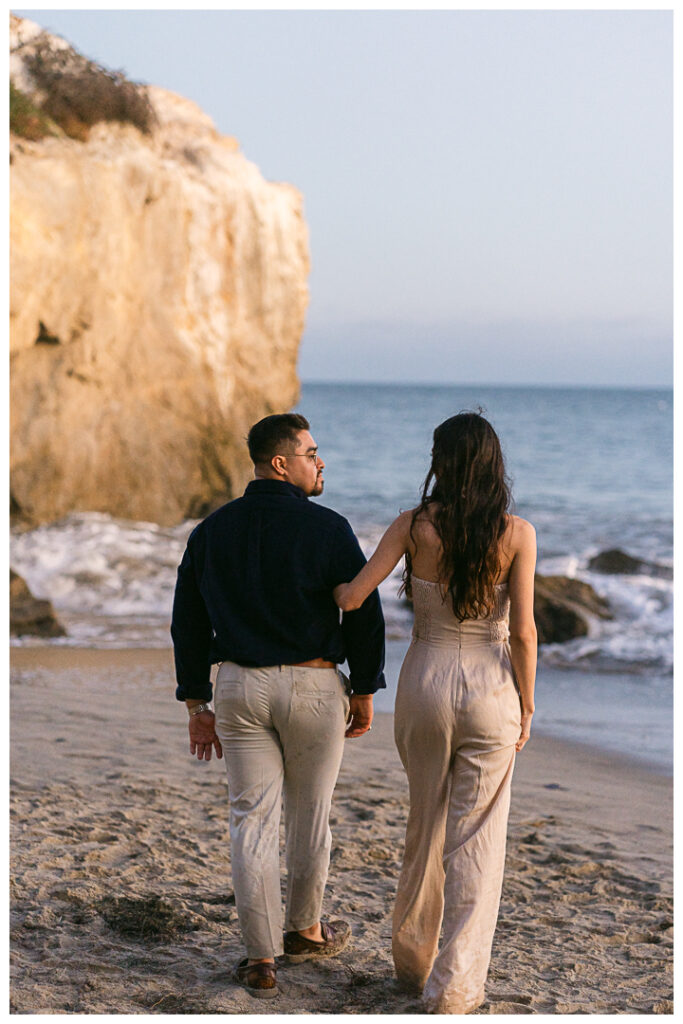 El Matador Beach Surprise Proposal & Engagement | Vanessa & Anthony