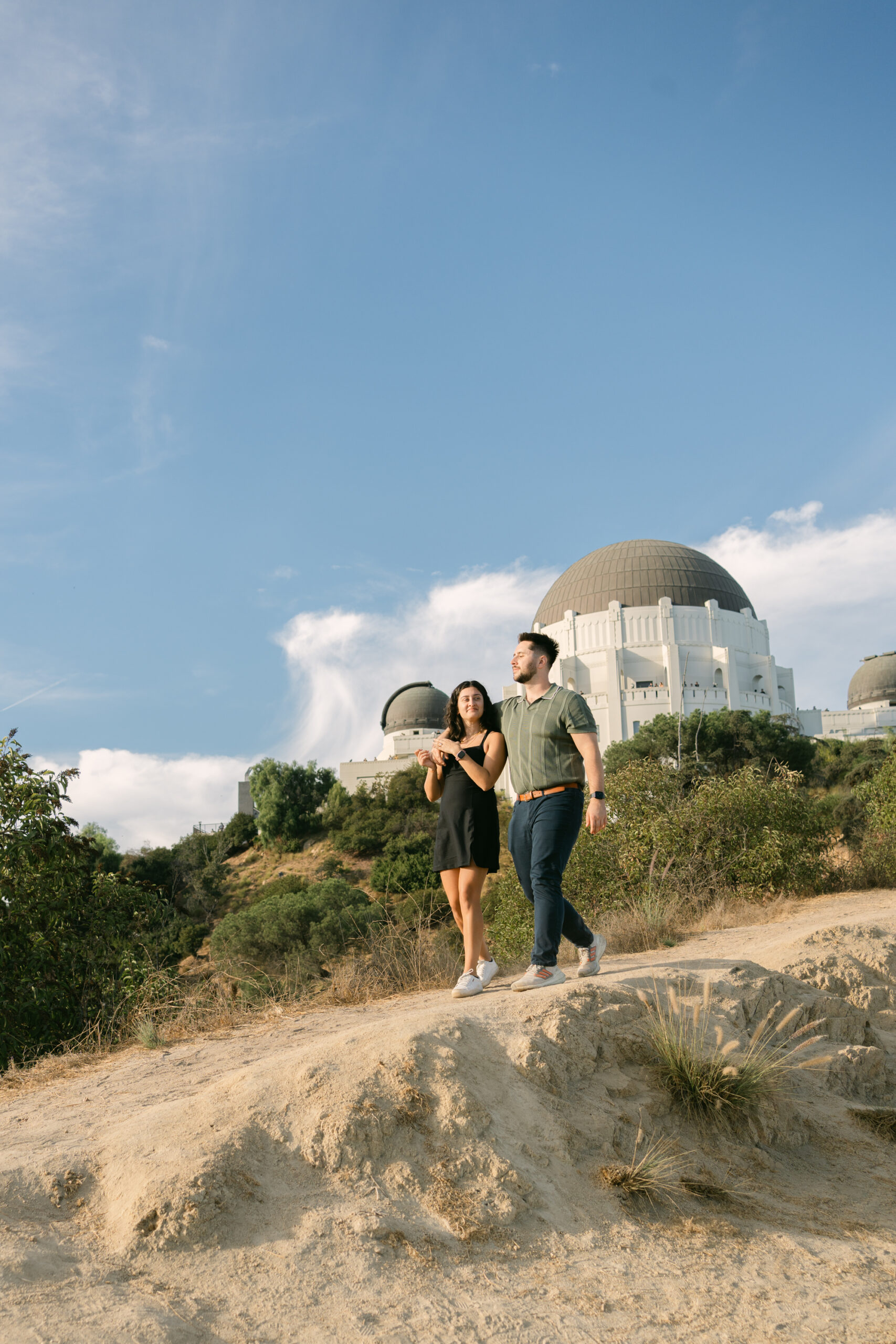 Griffith Park & Observatory Surprise Proposal & Engagement in Los Feliz | Elaine & Jordan