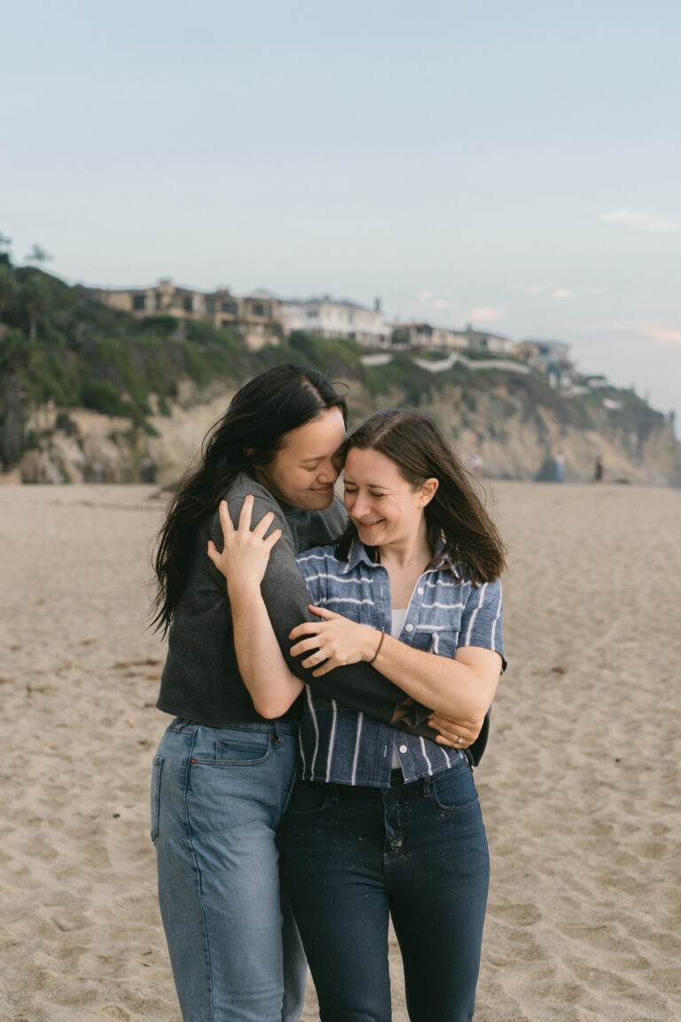 Orange County Surprise Proposal and Engagement Photos at Laguna Beach