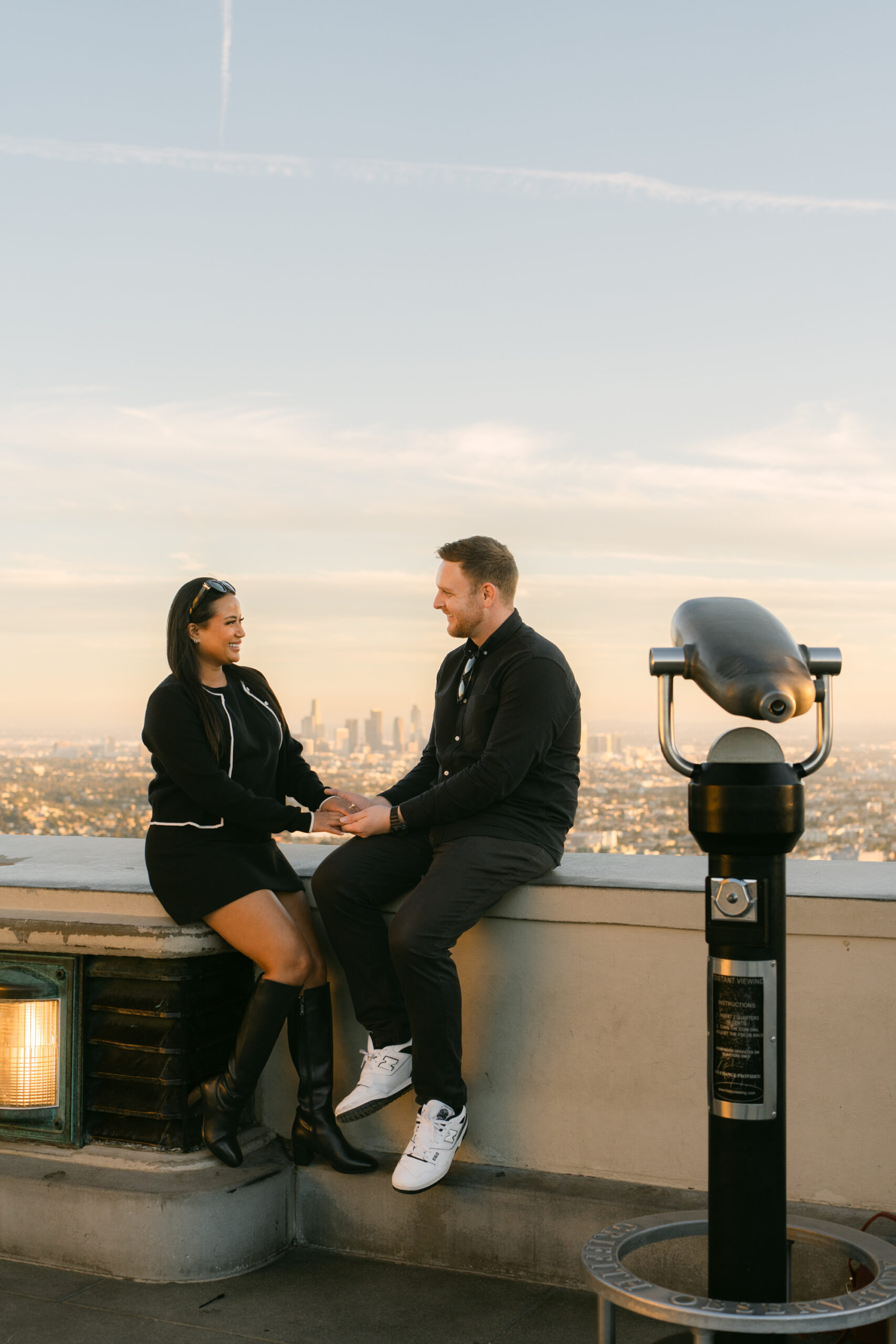 Griffith Observatory Marriage Proposal & Engagement Photos & Video