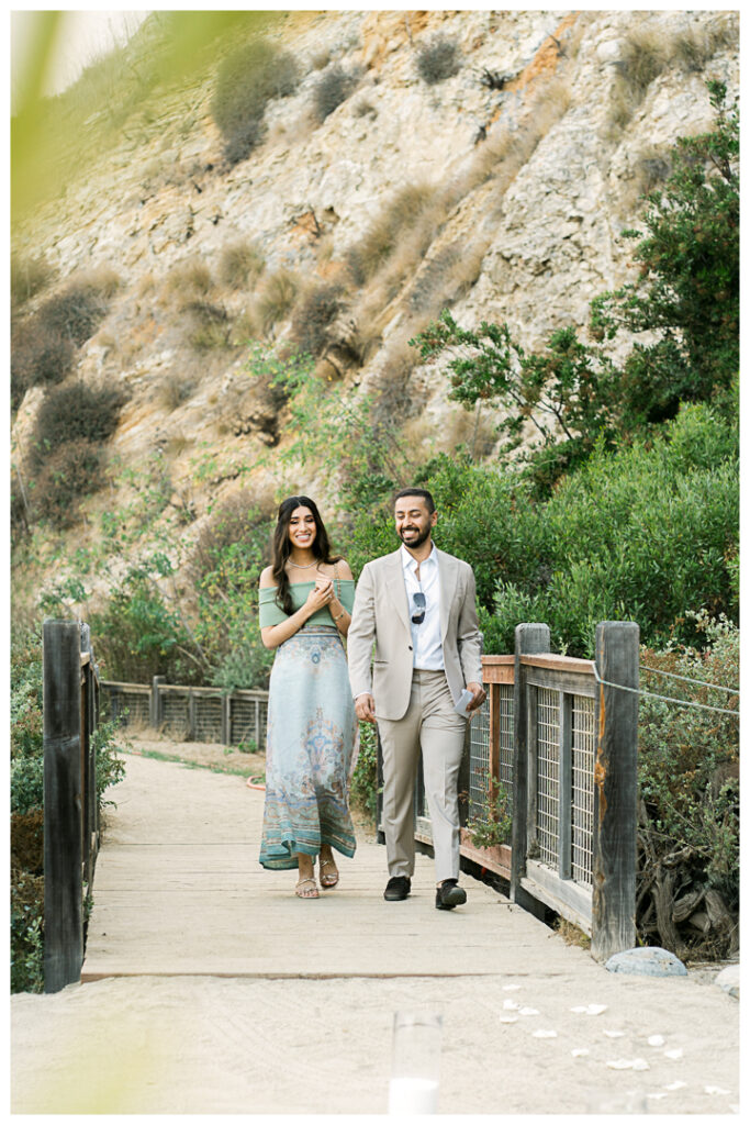 Terranea Resort and Beach Surprise Proposal and Engagement in Palos Verdes | Hibba & Ali