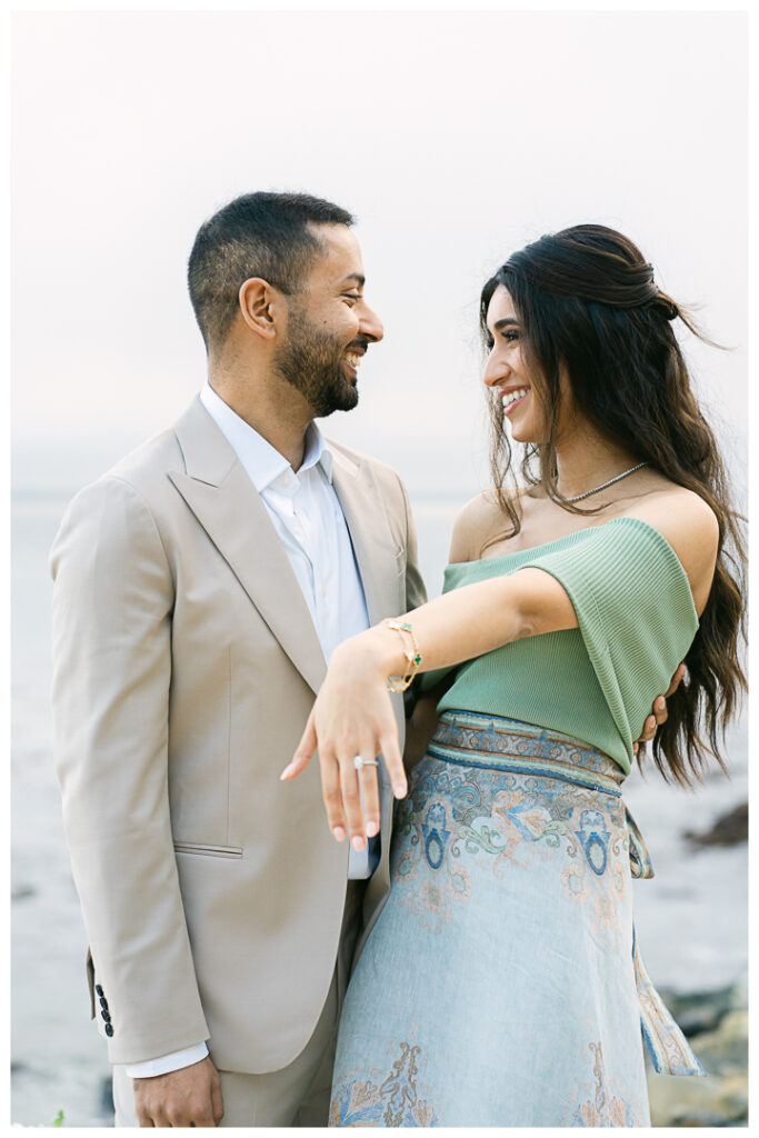 Terranea Resort and Beach Surprise Proposal and Engagement in Palos Verdes | Hibba & Ali