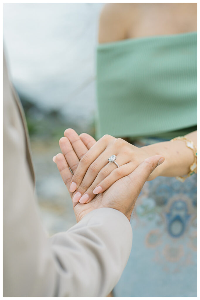 Terranea Resort and Beach Surprise Proposal and Engagement in Palos Verdes | Hibba & Ali