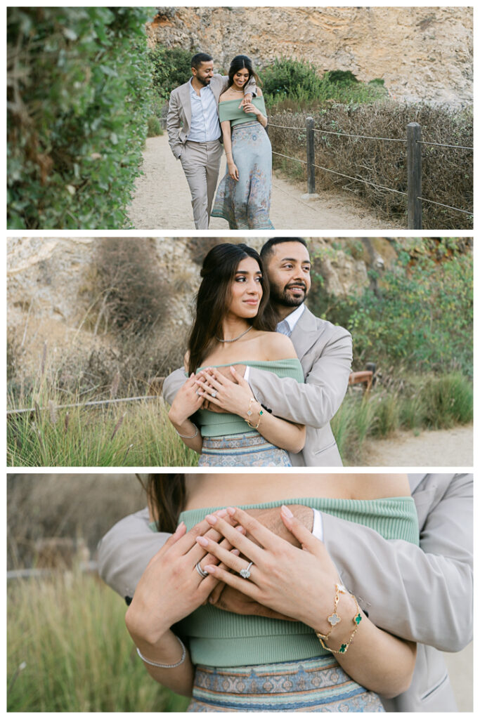 Terranea Resort and Beach Surprise Proposal and Engagement in Palos Verdes | Hibba & Ali