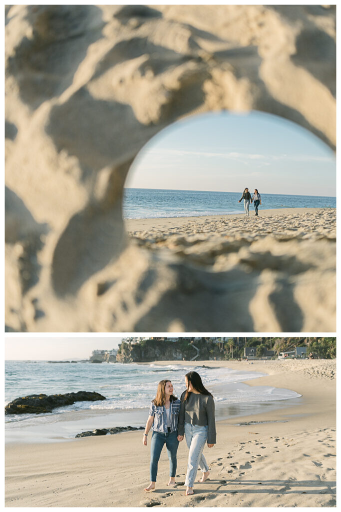 Orange County Surprise Proposal and Engagement Photos at Laguna Beach