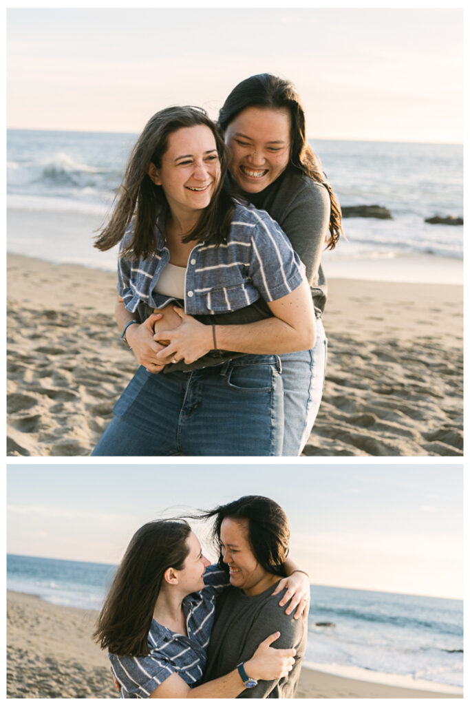 Orange County Surprise Proposal and Engagement Photos at Laguna Beach