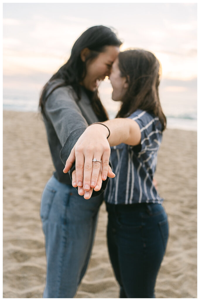 Orange County Surprise Proposal and Engagement Photos at Laguna Beach