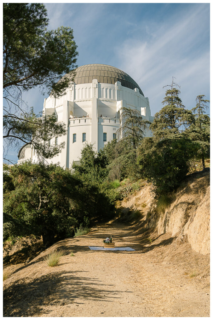 Griffith Park & Observatory Surprise Proposal & Engagement in Los Feliz | Elaine & Jordan