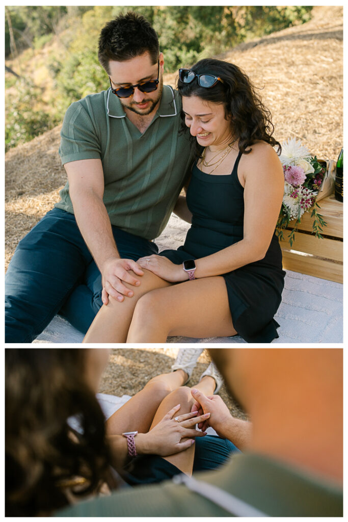 Griffith Park & Observatory Surprise Proposal & Engagement in Los Feliz | Elaine & Jordan