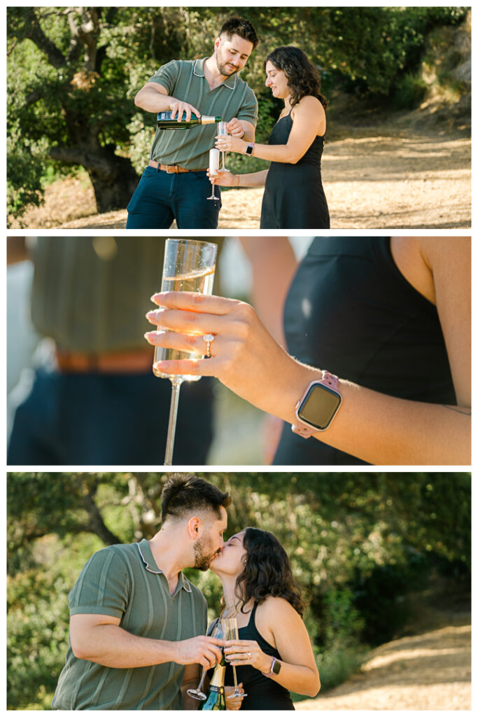 Griffith Park & Observatory Surprise Proposal & Engagement in Los Feliz | Elaine & Jordan