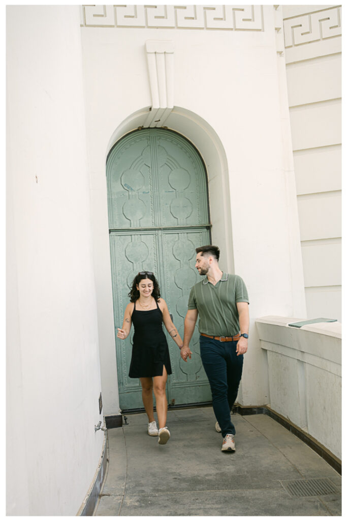 Griffith Park & Observatory Surprise Proposal & Engagement in Los Feliz | Elaine & Jordan