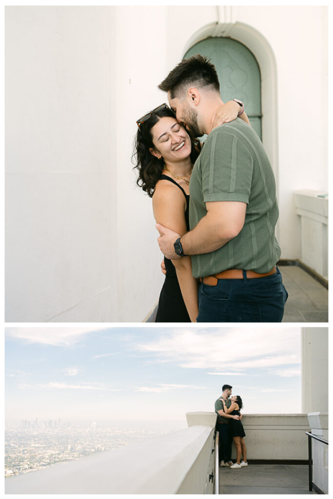 Griffith Park & Observatory Surprise Proposal & Engagement in Los Feliz | Elaine & Jordan