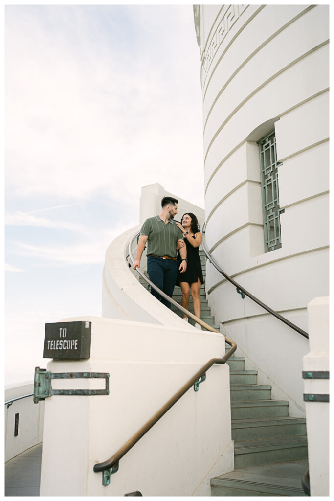 Griffith Park & Observatory Surprise Proposal & Engagement in Los Feliz | Elaine & Jordan