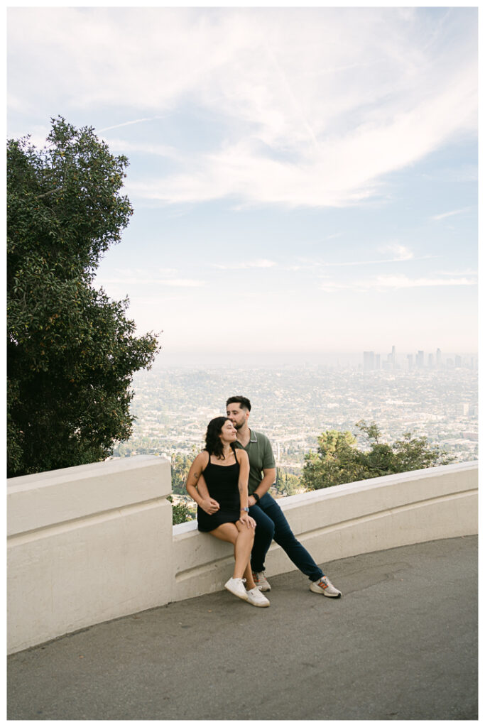 Griffith Park & Observatory Surprise Proposal & Engagement in Los Feliz | Elaine & Jordan