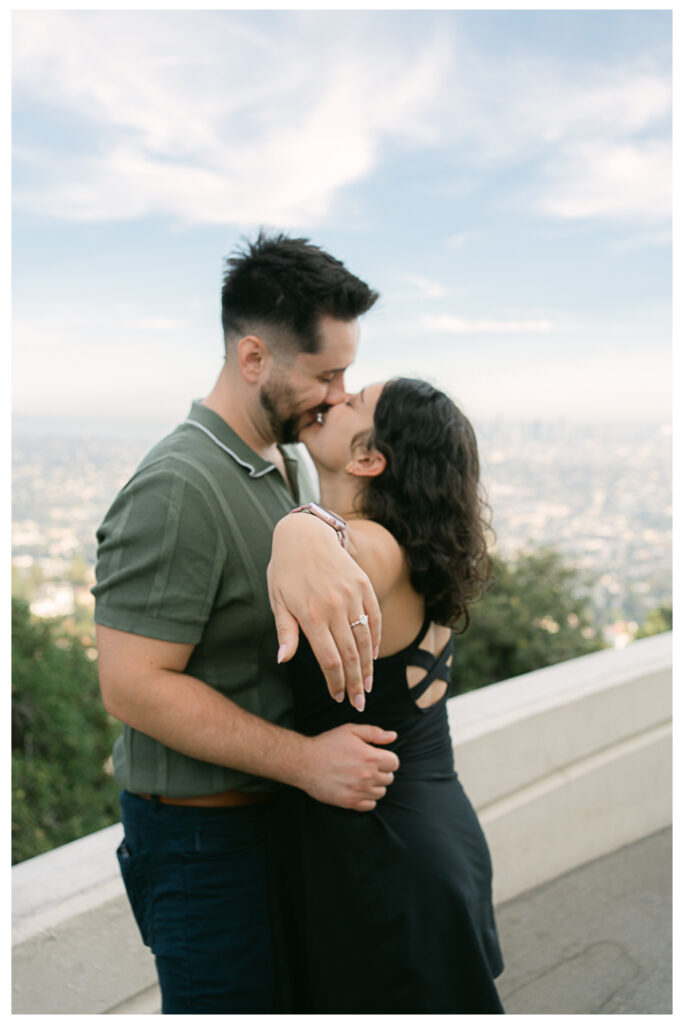 Griffith Park & Observatory Surprise Proposal & Engagement in Los Feliz | Elaine & Jordan