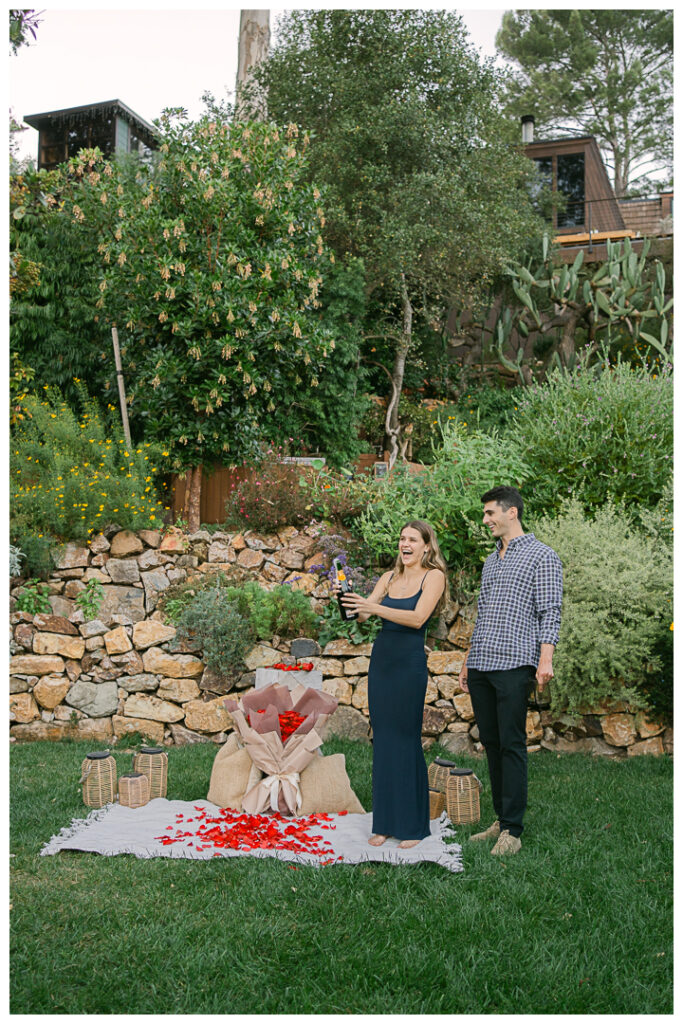 Malibu Surprise Proposal and Engagement Photos