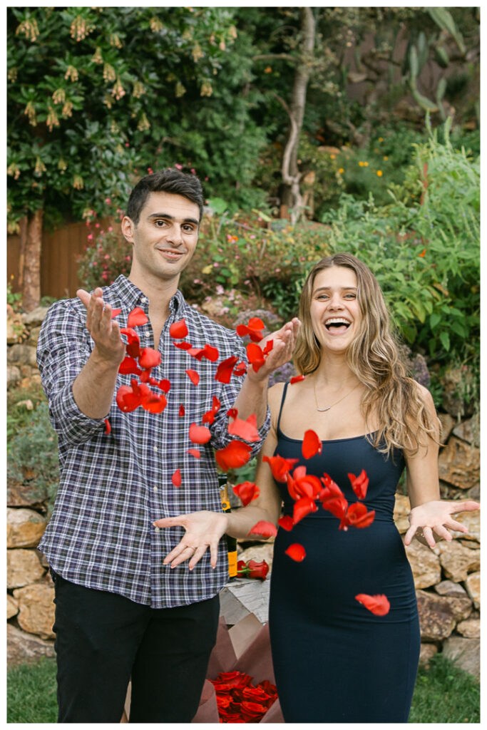 Malibu Surprise Proposal and Engagement Photos