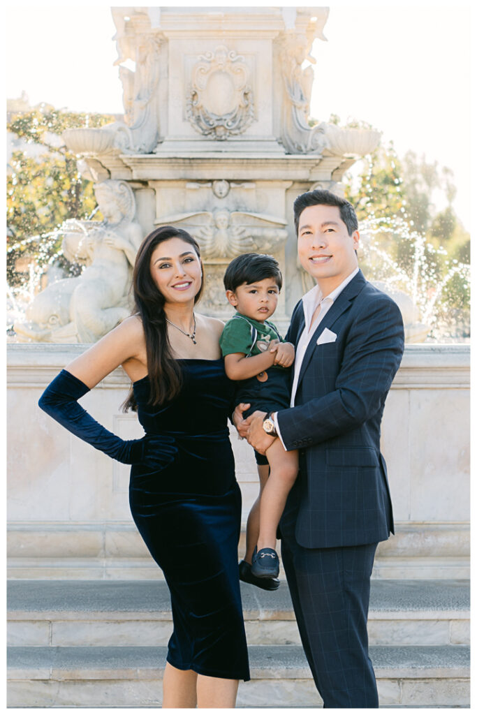 Palos Verdes Family Photos at Malaga Cove Plaza