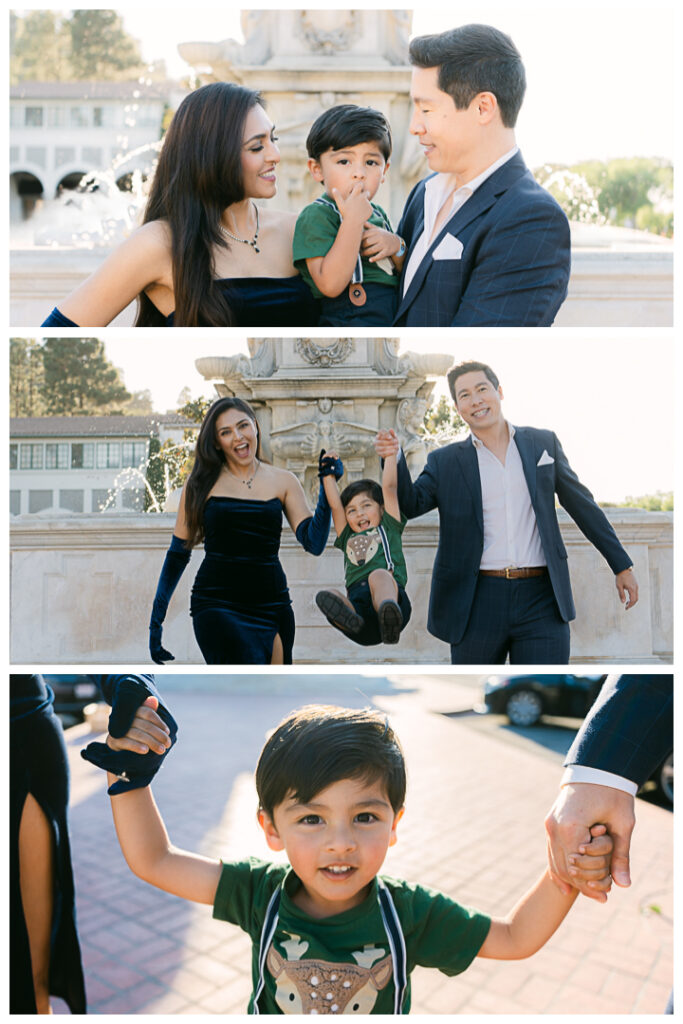 Palos Verdes Family Photos at Malaga Cove Plaza