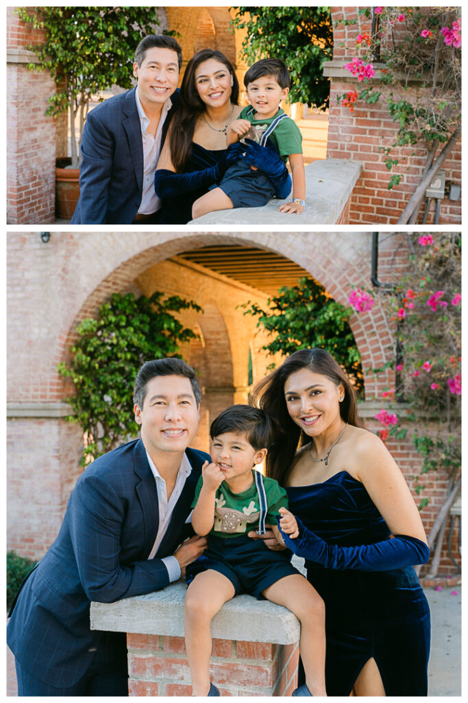 Palos Verdes Family Photos at Malaga Cove Plaza