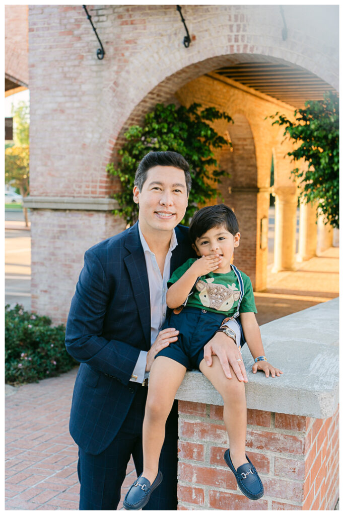 Palos Verdes Family Photos at Malaga Cove Plaza