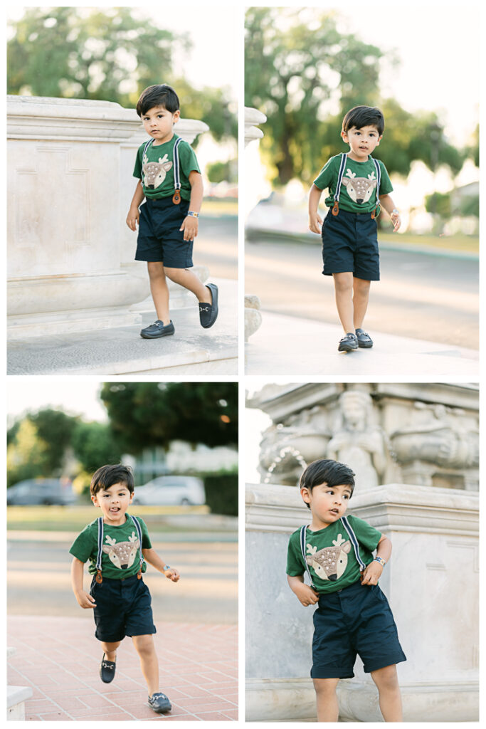 Palos Verdes Family Photos at Malaga Cove Plaza