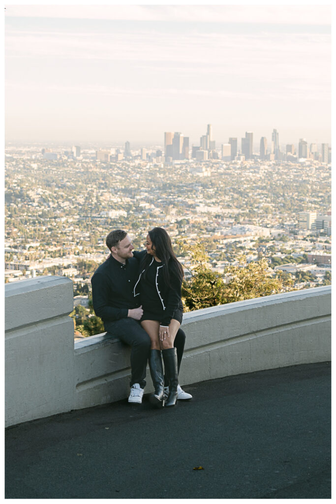 Griffith Observatory Marriage Proposal & Engagement Photos & Video