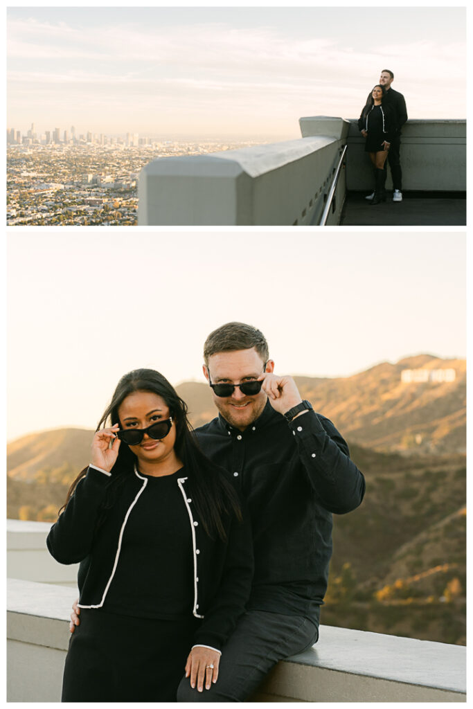 Griffith Observatory Marriage Proposal & Engagement Photos & Video