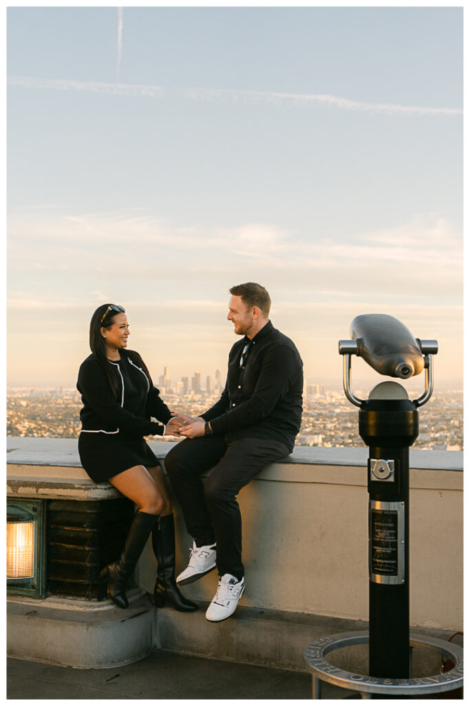 Griffith Observatory Marriage Proposal & Engagement Photos & Video