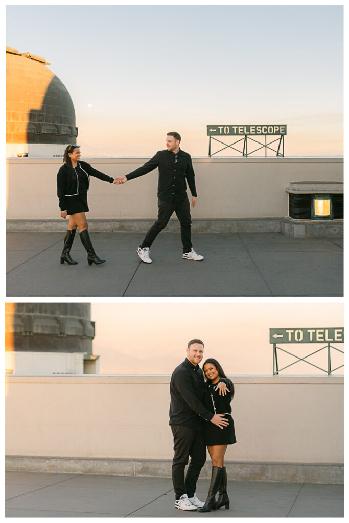 Griffith Observatory Marriage Proposal & Engagement Photos & Video