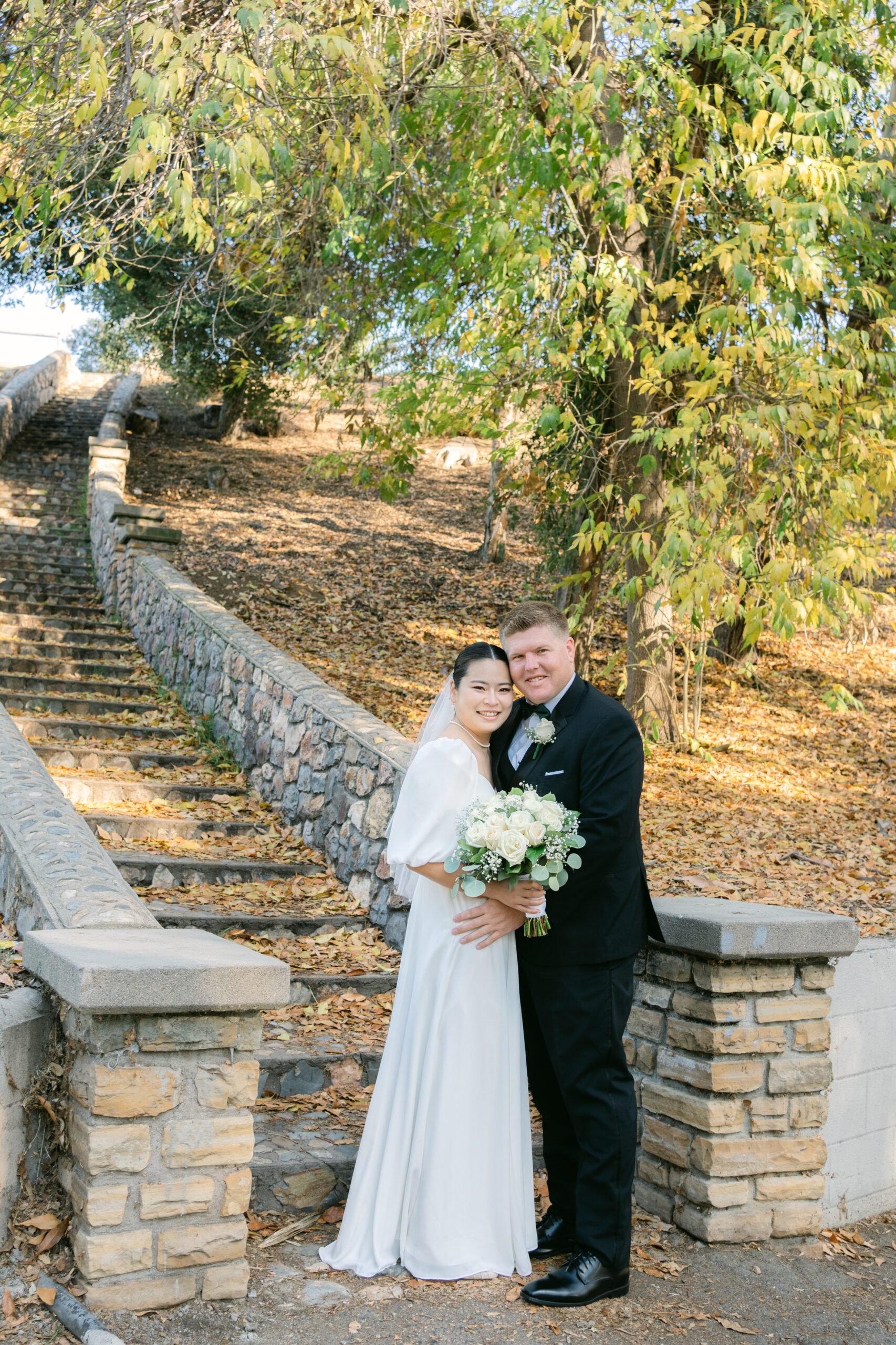 Sayori & Jordan’s Intimate Fullerton Wedding at Casa Bonita and Hillcrest Park | Heartfelt Moments & Candid Photography