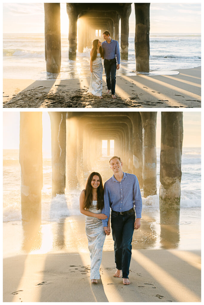 Manhattan Beach Pier Maternity Photos