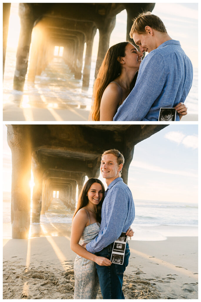 Manhattan Beach Pier Maternity Photos