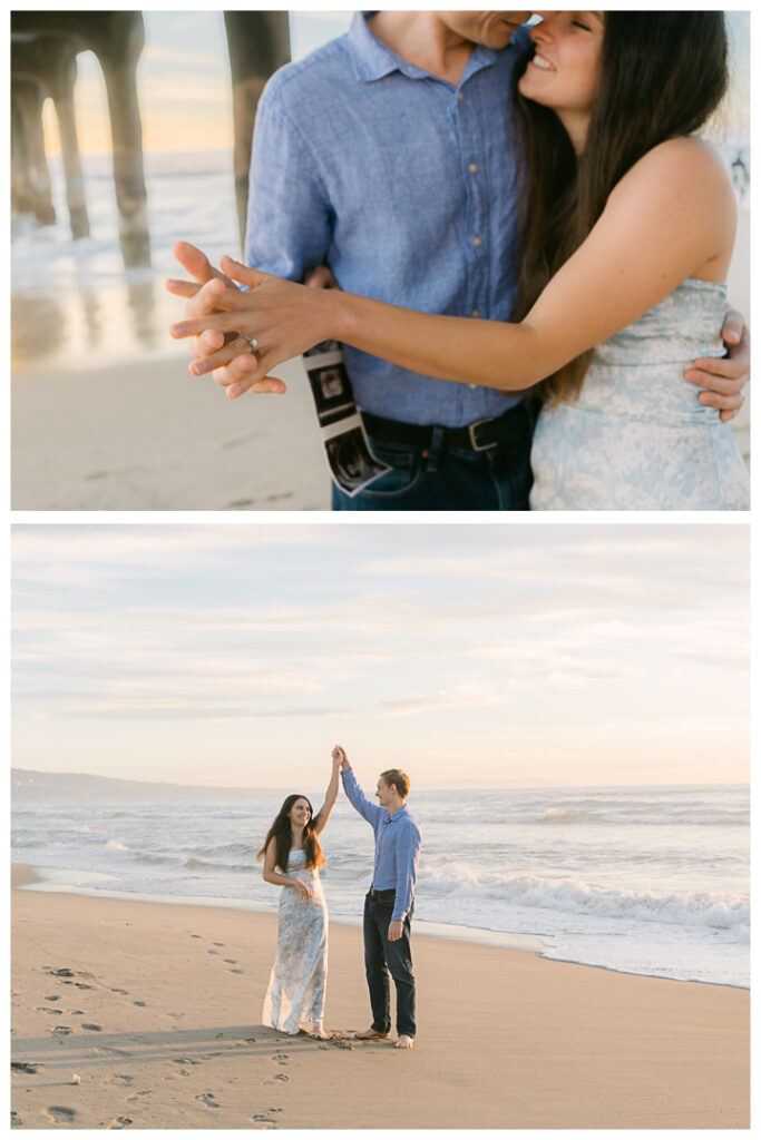 Manhattan Beach Pier Maternity Photos