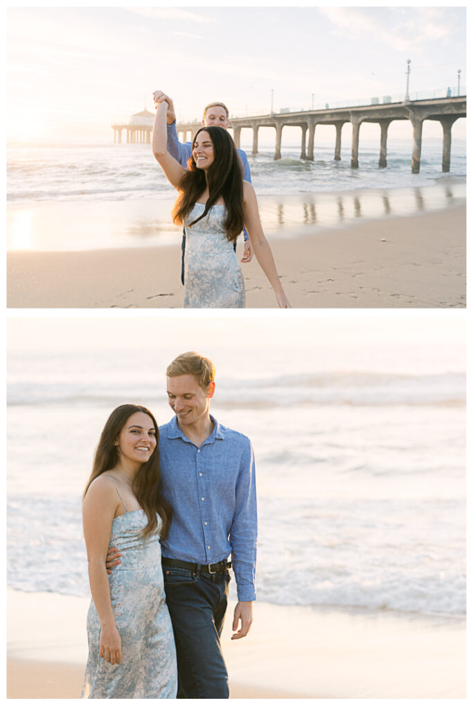 Manhattan Beach Pier Maternity Photos