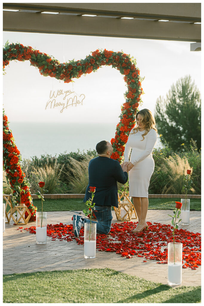 Palos Verdes Terranea Resort Marriage Surprise Proposal & Engagement