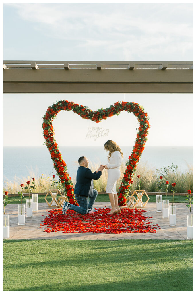 Palos Verdes Terranea Resort Marriage Surprise Proposal & Engagement