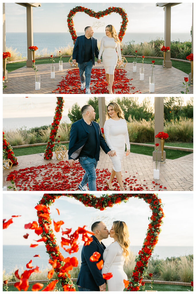 Palos Verdes Terranea Resort Marriage Surprise Proposal & Engagement