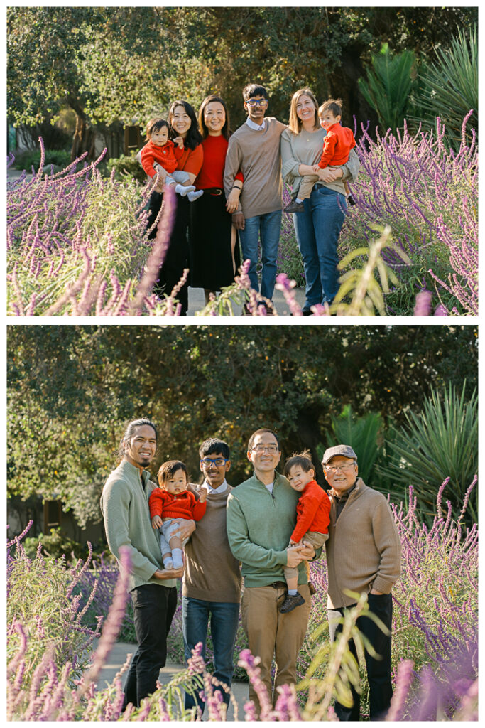 LA Arboretum Botanic Garden Family Photos in the Morning