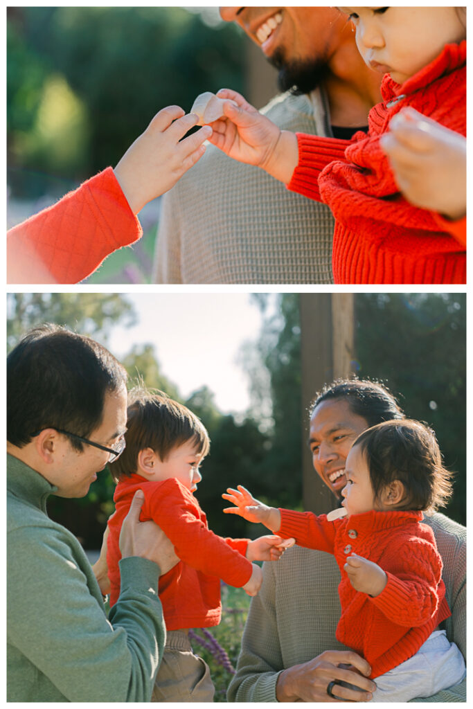 LA Arboretum Botanic Garden Family Photos in the Morning