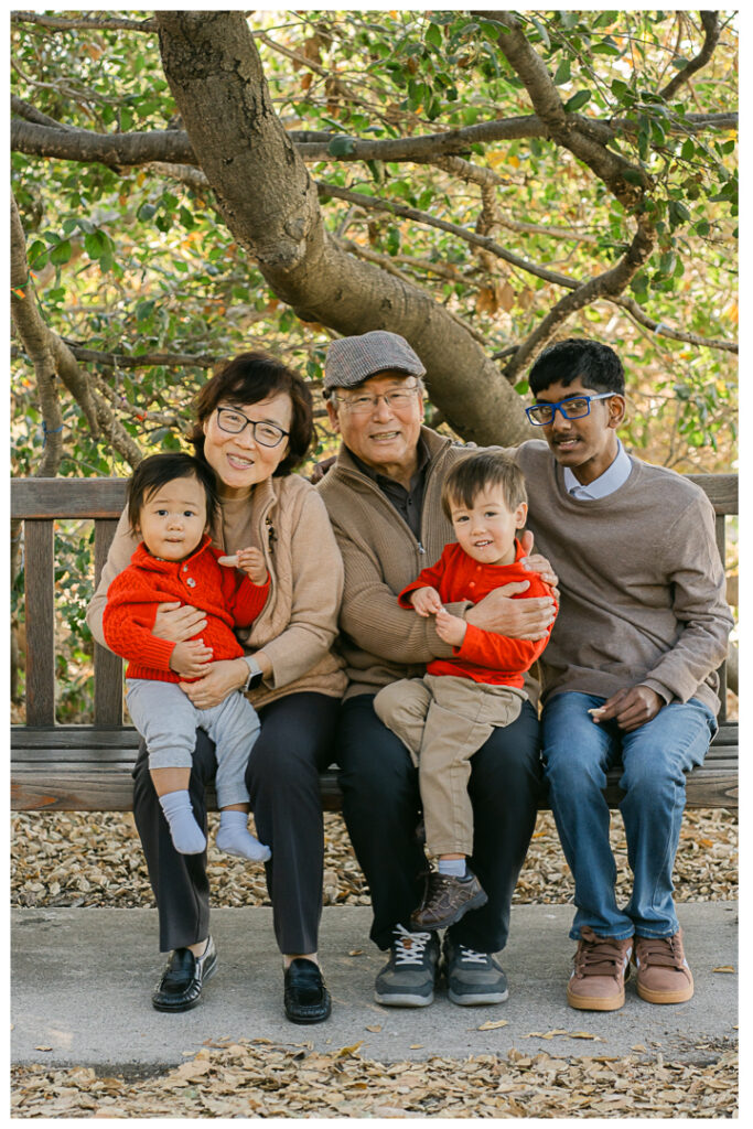 LA Arboretum Botanic Garden Family Photos in the Morning