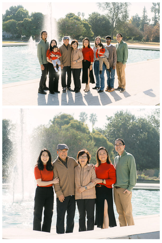 LA Arboretum Botanic Garden Family Photos in the Morning