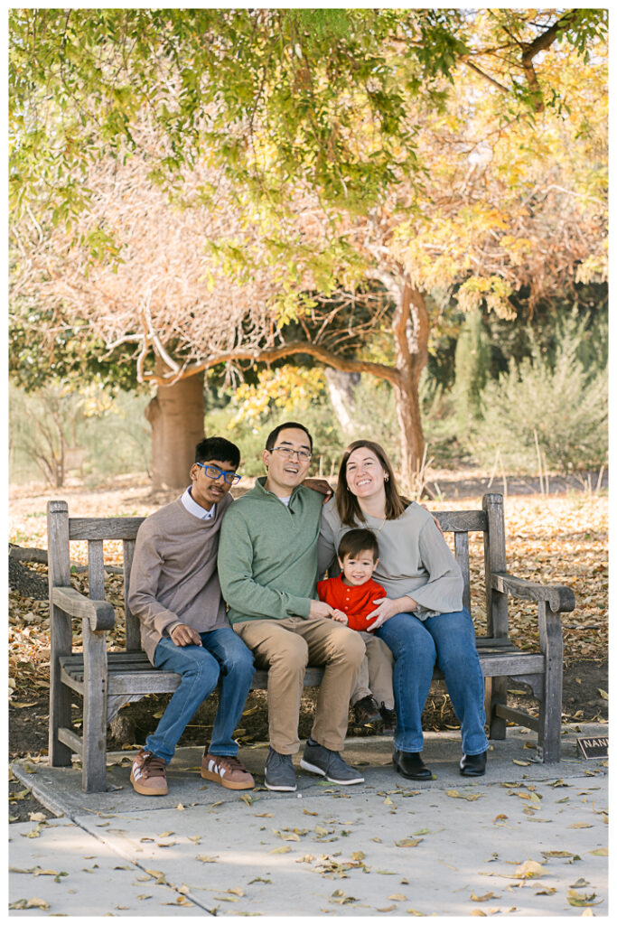 LA Arboretum Botanic Garden Family Photos in the Morning