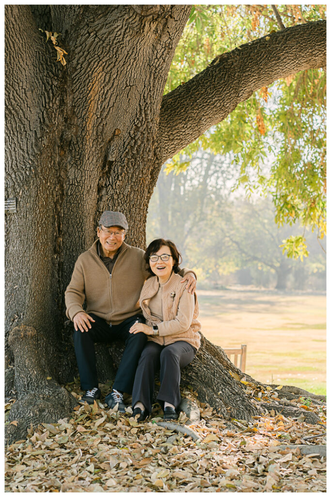 LA Arboretum Botanic Garden Family Photos in the Morning